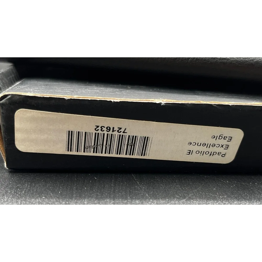 Successories Excellence Bald Eagle Black Faux Leather Padfolio Portfolio 9